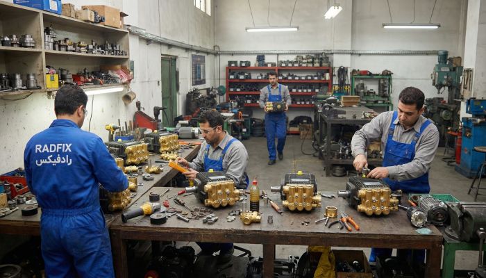 خدمات تخصصی تعمیر پمپ کارواش