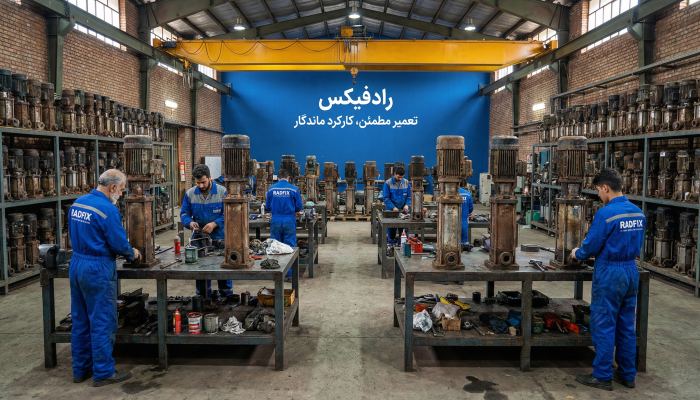 تعمیر پمپ طبقاتی گراندفوس