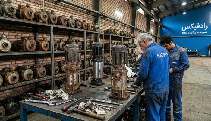 هزینه تعمیر پمپ طبقاتی چینی