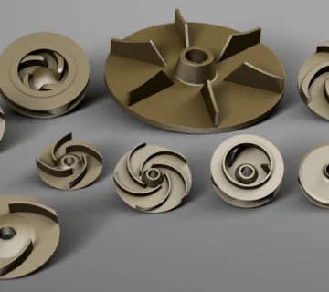 انواع پروانه پمپ صنعتی