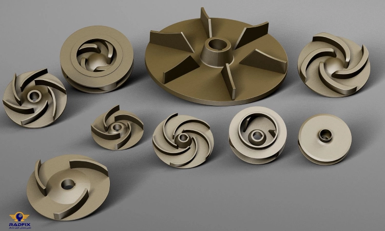 انواع پروانه پمپ صنعتی