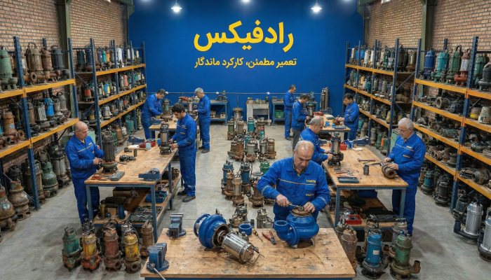 تعمیر پمپ لجن کش لوارا