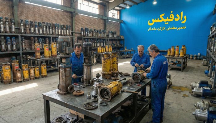 تعمیر پمپ کفکش فدک در رادفیکس