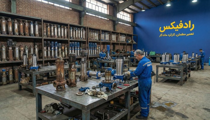 قیمت تعمیر پمپ لجن کش لوارا