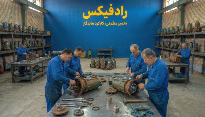قیمت تعمیر پمپ لجن کش نوید سهند
